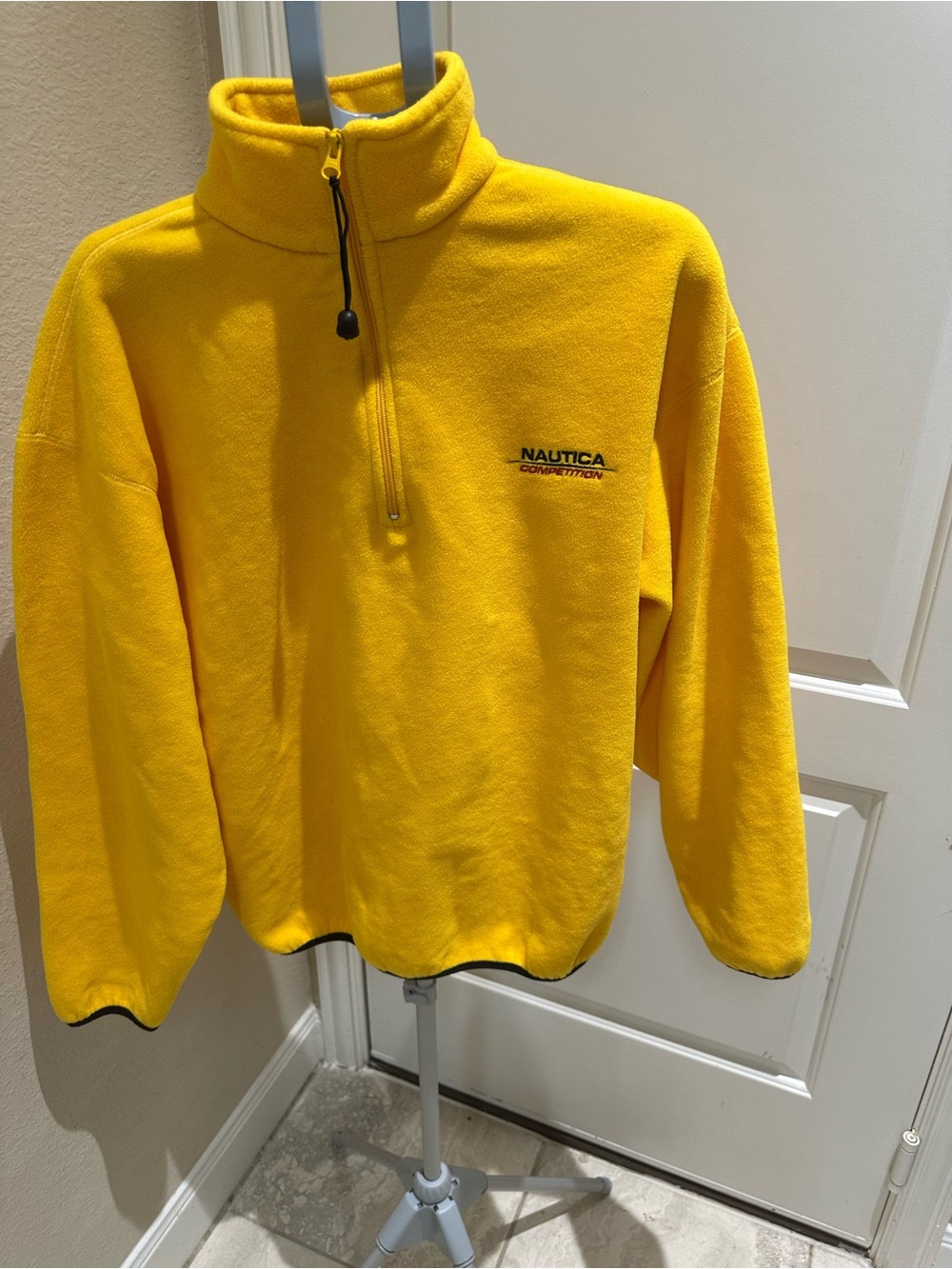 Nautica Bright Yellow Half-Zip Fleece Pullover